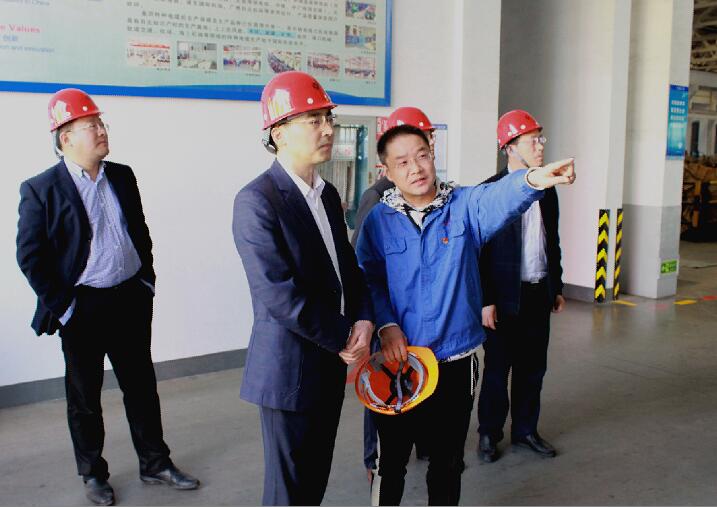 2018年4月9日，宣城市委常委、常務(wù)副市長汪謙慎來上上電纜參觀考察