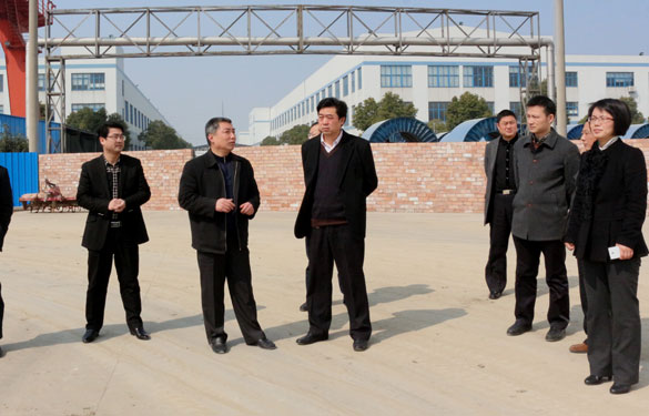 常州市委副秘書長王生大一行來上上集團(tuán)督查新開工項目