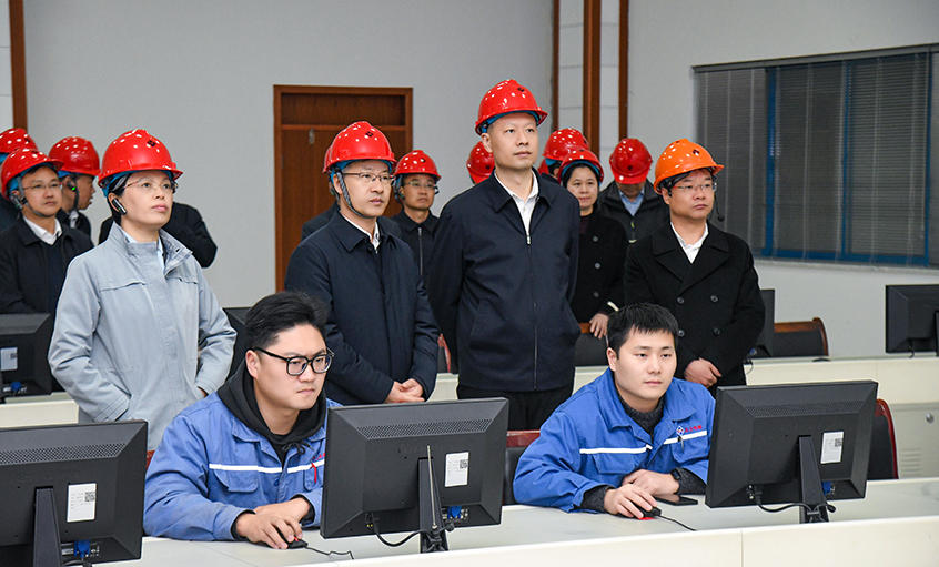 溧水區黨政代表團來上上電纜考察