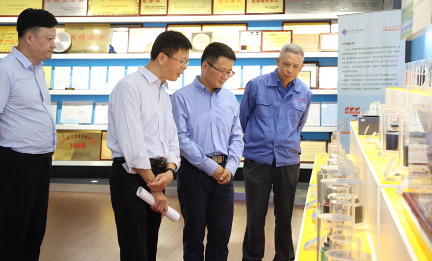 江蘇省總工會領(lǐng)導來企調(diào)研